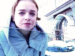 18 jaar, Pijpbeurt, Auto, Lul, Hd, Gezichtspunt, Ruw, Russisch