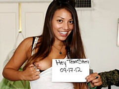 Astonishing doggy style fuck with a good brunette Indica Reign