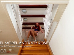 69 negenenzestig, Tsjechisch, Europees, Vingeren, Likken, Orgasme, Roodharige vrouw, Tieten likken