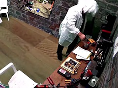 緊縛, フェラチオ, カップル, ゲイ, 下着, 熟年, 淫乱熟女, シーメール