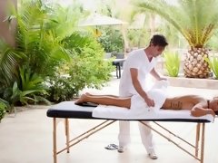 ブロンド, ラティーナ, マッサージ