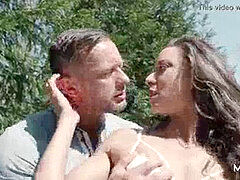 Anaal, Bruinharig, Vingeren, Buiten, Klein, Geschoren, Mager