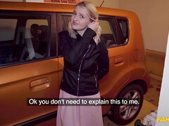 Verga grande, Rubia, Tetona, Coche, Checa, Estilo perrito, Sexo duro, Tetas