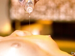 Cul à la bouche, Sucer une bite, Queue, Européenne, Doigter, Huilée, Nénés, Mouillée