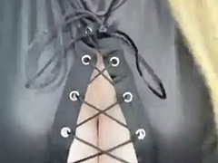 Amateur, Blonde, Fétiche, Latex, Mère que j'aimerais baiser, Softcore, Solo, Webcam