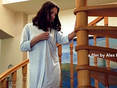 デカパイ, 指いじり, Hd, オーガズム, パンティ, 一人, ティーン, オッパイの