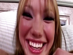 Gros seins, Blonde, Sucer une bite, Tir de sperme, Queue, Doigter, Nénés