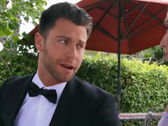 アメリカ人, お尻, チン, オマンコ, ショートヘア, タトゥー, オッパイの, 結婚式