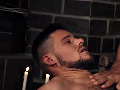 Bondage discipline sadomasochisme, Stel, Sperma shot, Erotisch, Sperma in gezicht, Hardcore, Spier, Softcore pornografie