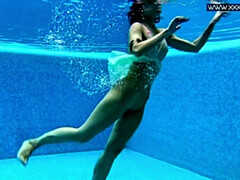 18, フェティッシュ, Hd, プール, ロシア人, 一人, ティーン, オッパイの