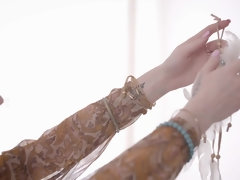 Nana, Blonde, Hd, Léchez, Masturbation, Chatte, Rasée, Nénés