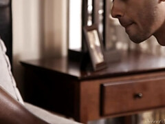 ベッドルーム, 黒人, 茶髪の, フェティッシュ, 開帳, なめる, オフィス, オッパイの