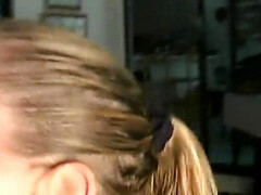 Blond, Stel, Sperma, Sperma shot, Sperma in gezicht, Reusachtig, Mager, Vrouw