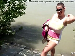 Wohlbeleibte schöne frauen, Grosser arsch, Grosse titten, Betrug, Natürlichen titten, Im freien, Piercing, Öffentlich