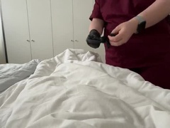 Leie, Grosser schwanz, Spermaladung, Schwanz, Arzt, Hd, Riesig, Krankenschwester