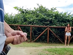 Blasen, Flashen, Selbstgemacht, Im freien, Rotschopf, Dürr, Überraschung, Jungendliche (18+)