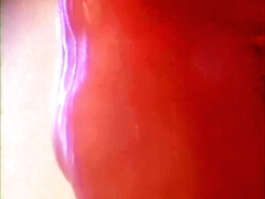 This blonde bombshell filmed herself taking a shower