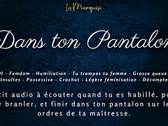 Enthousiasteling, Grote lul, Dominante vrouw, Frans, Handbeurt, Masturbatie, Softcore pornografie