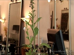 お尻, 茶髪の, レズビアン, なめる, 熟年, 淫乱熟女, オマンコ, オッパイの