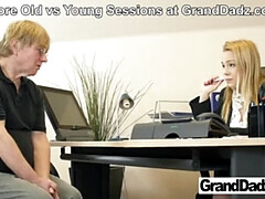 Verga grande, Negro, Mamada, Abuelo, Oficina, Estrella porno, Coño, Apretado