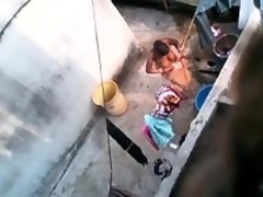 Leie, Braunhaarige, Milf, Im freien, Öffentlich, Realität, Spanner