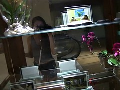 kristen is a hot chick who cannot sustain touching her pussy