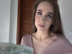 Leie, Paar, Schwanz, Geld, Orgasmus, Im freien, Pov, Öffentlich