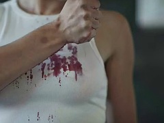 Pijpbeurt, Stel, Erotisch, Flashing, Handbeurt, Zoenen, Vrouw