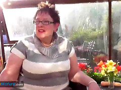 茶髪の, エロ熟女, お婆さん, オナニー, 熟年, 淫乱熟女, 母, 義母