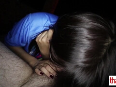 Amateur, Sucer une bite, Brunette brune, Naturelle, Seins naturels, Maigrichonne, Thaïlandaise, Nénés