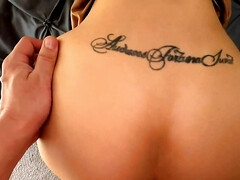 Blondine, Blasen, Hundestellung, Aufs gesicht abspritzen, Hd, Natürlichen titten