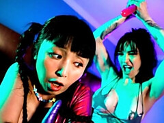 異人種間, キス, レズビアン, なめる, 下着, オナニー, 剃毛, オッパイの