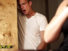 Grosse titten, Vollbusig, Hundestellung, Absätze, Lecken, Muschi, Russisch, Strümpfe