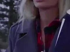 Amateur, Chica, Gorda, Rubia, Lencería, Público, Trio