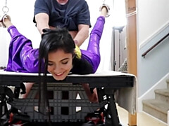 Braunhaarige, Hundestellung, Frau, Fetisch, Hardcore, Lecken, Muschi, Titten