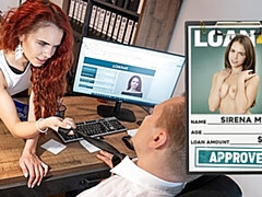 美人, カワイイ, ヨーロピアン, ハードコア, オフィス, 赤毛, オッパイの, 妻