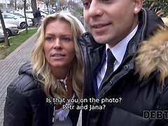 Blondine, Braut, Gehörnter ehemann, Tschechisch, Geld, Pov, Strümpfe, Ehefrau