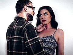 デカ尻, フェラチオ, 茶髪の, バック, 服従, ドレス, キス, 淫乱熟女