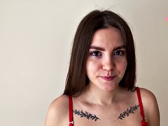 Amateur, Sucer une bite, Hard, Lingerie, Pov, Maigrichonne, Adolescente, Jouets