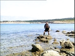 Enthousiasteling, Grote lul, Bruinharig, Dochter, Erotisch, Buiten, Ouderwets, Oud