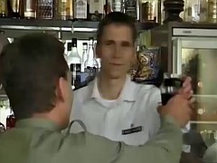 Three horny and uniforms twinks having hardcore to fuck