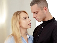 Awesome blonde model Lissa Bon likes intensive anal fuck so much