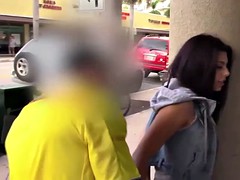 Sexy teen Zoe Parker steals and got punished