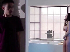 Schönheit, Grosse titten, Blasen, Braunhaarige, Klassisch, Milf, Muschi, Titten