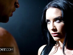 Cul, Sucer une bite, Brunette brune, En levrette, Léchez, Chatte, Tatouage, Adolescente