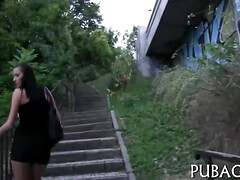 Cul, Beauté, Sucer une bite, Brunette brune, Classique, Hd, De plein air, Pov