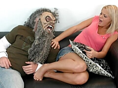 Grosser arsch, Grosser schwanz, Grosse titten, Blondine, Blasen, Hundestellung, Milf