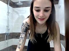 Amateur, Tetas grandes, Ruso, Ducha, Flaco, Solo, Tetas