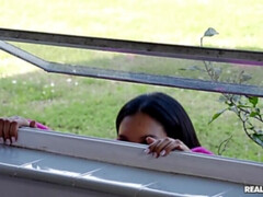 Americano, Tetas grandes, Negro, Morena, Pareja, Tacones, Masturbación, Coño