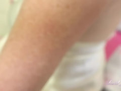Tante, Grote mammen, Pijpbeurt, Masturbatie, Gezichtspunt, Roodharige vrouw